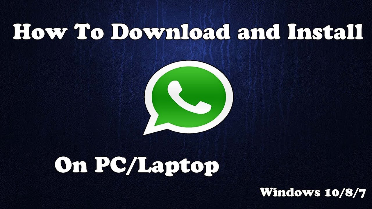 download whatsapp for pc windows 8 without bluestacks